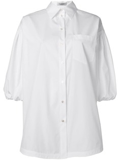 Valentino поплиновая рубашка с пышными рукавами