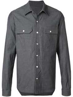 Rick Owens рубашка с нагрудным карманом