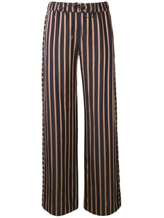 A.P.C. striped wide leg trousers