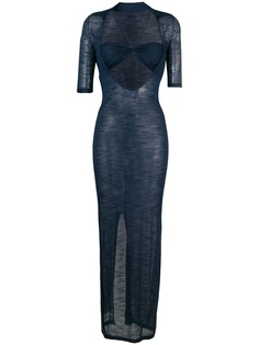 Jacquemus длинное платье Piana