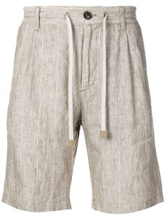 Eleventy striped drawstring shorts