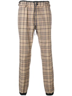 Sacai jogger-style checked trousers
