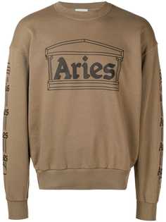 Aries logo print sweatshirt