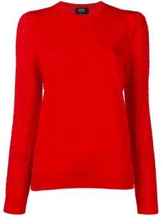 A.P.C. топ с длинными рукавами