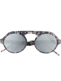 Thom Browne Eyewear солнцезащитные очки в круглой оправе