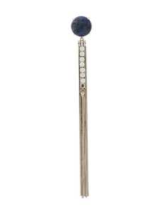 Iosselliani длинные серьги Sodalite с бахромой