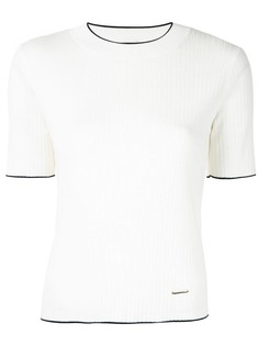 Loveless свитер с контрастной отделкой