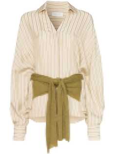 Esteban Cortazar рубашка в полоску с длинными рукавами