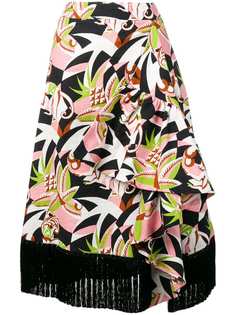 La Doublej юбка миди Jungle