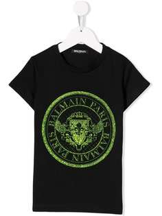 Balmain Kids футболка с логотипом