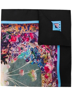Marni шарф с цветочной вышивкой