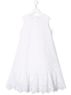 Alberta Ferretti Kids платье с вышивкой