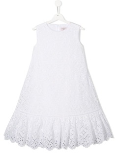 Alberta Ferretti Kids платье с вышивкой