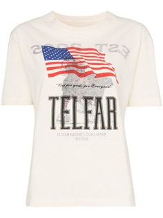 Telfar Simple Tour boxy fit short-sleeved cotton T-shirt