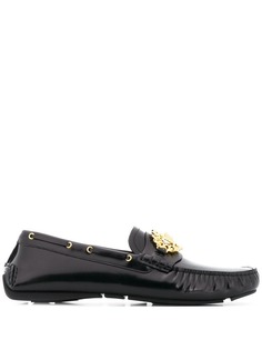 Versace Medusa logo loafers