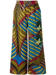 5 Progress printed crop palazzo pants