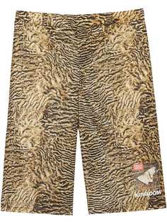 Burberry Tiger Print Nylon Shorts