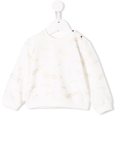 Young Versace толстовка с логотипом металлик