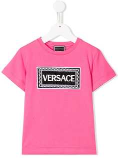 Young Versace топ с принтом логотипа