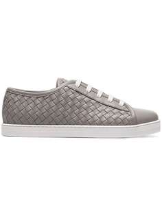 Bottega Veneta кроссовки с отделкой intrecciato