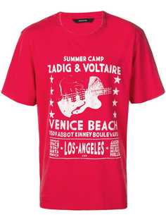 Zadig&Voltaire футболка Tobias с принтом