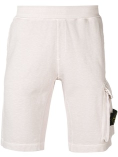 Stone Island бермуды с логотипом