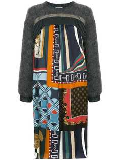 Kolor трикотажное платье с узором