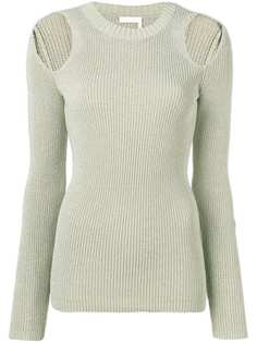 See By Chloé джемпер с вырезными деталями на плечах