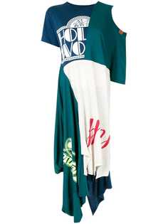 Maison Mihara Yasuhiro платье-футболка оригинального кроя