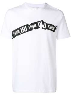 Les Hommes Urban printed crew neck T-shirt