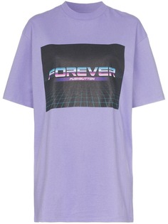 PushBUTTON Forever print T-Shirt