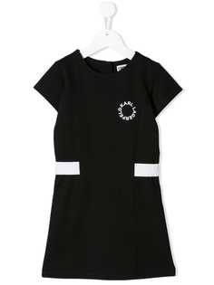 Karl Lagerfeld Kids платье трапеция с логотипом