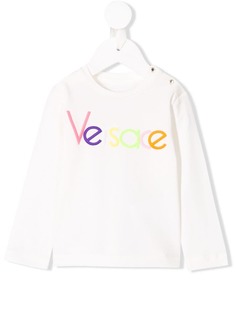 Young Versace топ с длинными рукавами