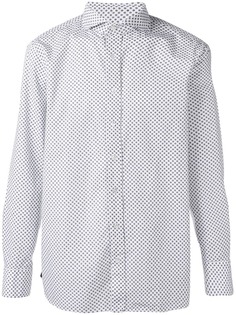 Lardini приталенная рубашка с длинными рукавами