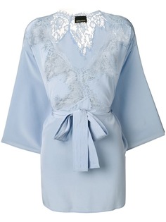 Ermanno Ermanno lace detail tunic