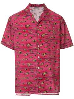 Lanvin рубашка с изображением акул