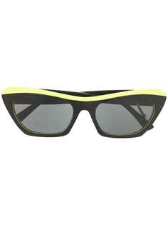 Acne Studios двухцветные солнцезащитные очки
