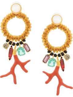 Lizzie Fortunato Jewels серьги Ornament с подвесками