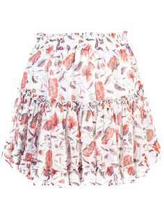 Misa Los Angeles юбка с оборками и цветочным принтом