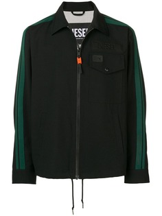 Diesel куртка-рубашка с полосками