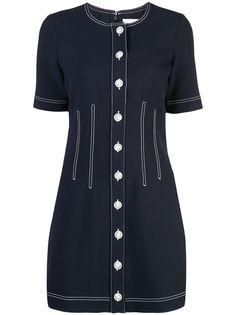 Veronica Beard короткое платье на пуговицах