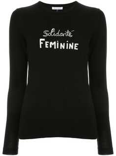 Bella Freud джемпер Solidarité Feminine