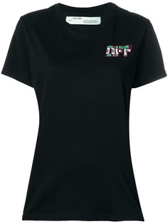 Off-White футболка с короткими рукавами и логотипом