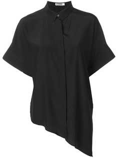 Jil Sander рубашка с асимметричным подолом