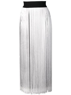Smarteez fringed sleeveless midi dress