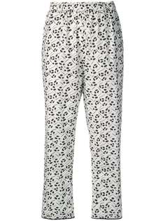 Sara Lanzi mulberry print trousers