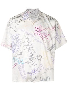 Ground Zero graffiti printed shirt