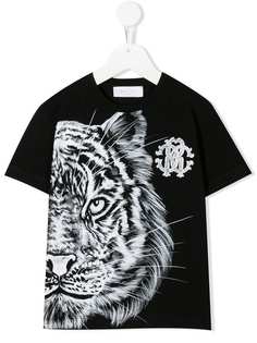 Roberto Cavalli Junior tiger print T-shirt
