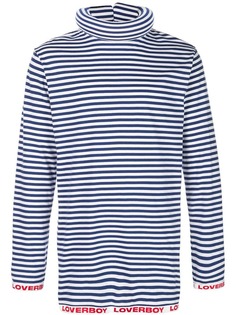 Charles Jeffrey Loverboy tube neck striped sweatshirt
