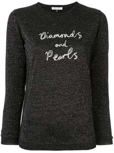 Bella Freud трикотажный свитер Diamonds & Pearls с блестками